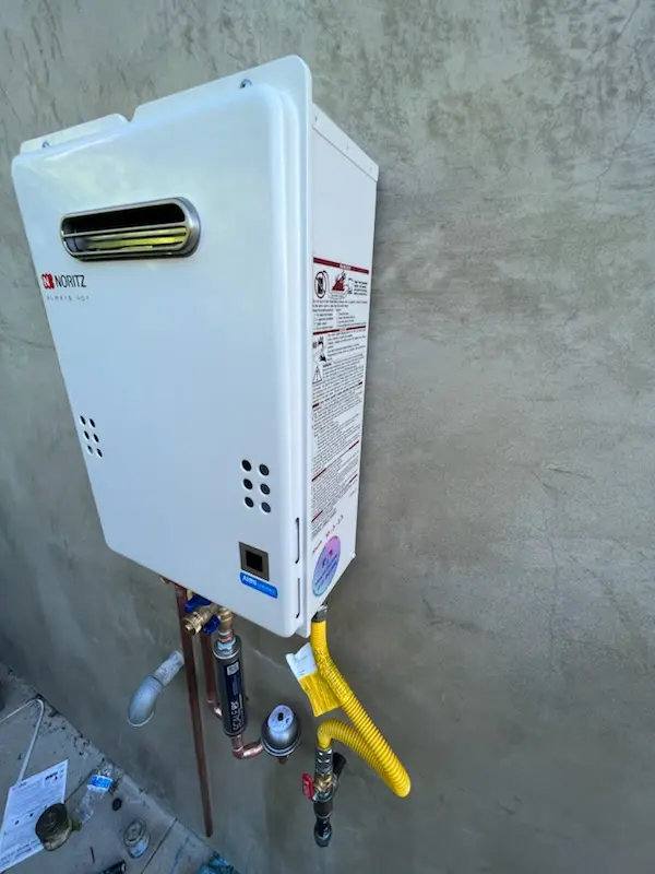 Tankless water heater installation for Cougar homes